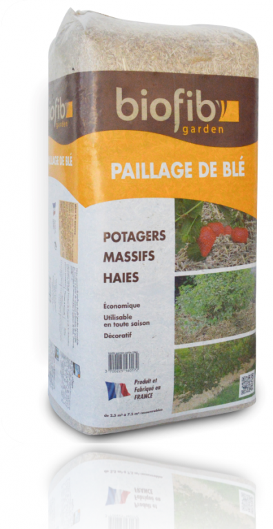 Paillage en sac - Paille de blé